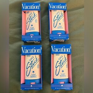 4 Vacation Super Stick SPF 45 Face Sunscreen Stick - Pink/Blue